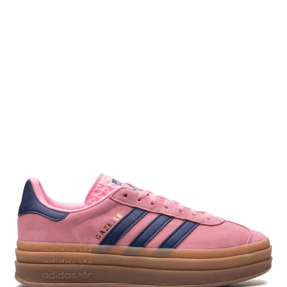 Adidas Women's Pink Gazelle Sneakers size 8 worn once - Picture 2 of 7